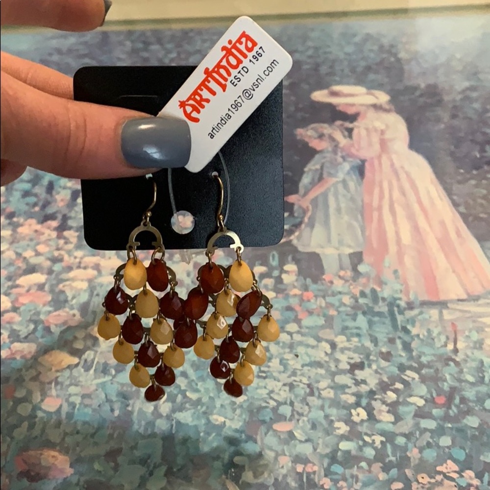 Handmade earrings from India